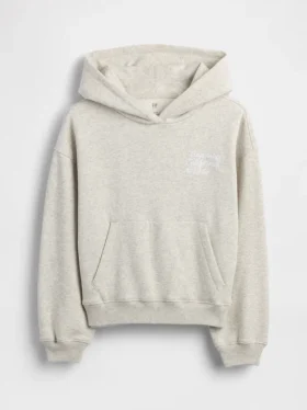 Çocuk Vintagesoft Bol Kesim Kapüşonlu Sweatshirt