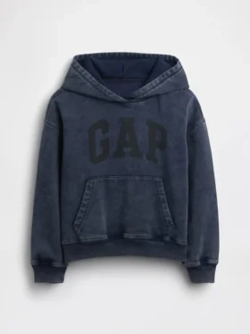 Çocuk Vintagesoft Bol Kesim Kapüşonlu Sweatshirt