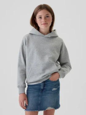 Çocuk Vintagesoft Bol Kesim Kapüşonlu Sweatshirt