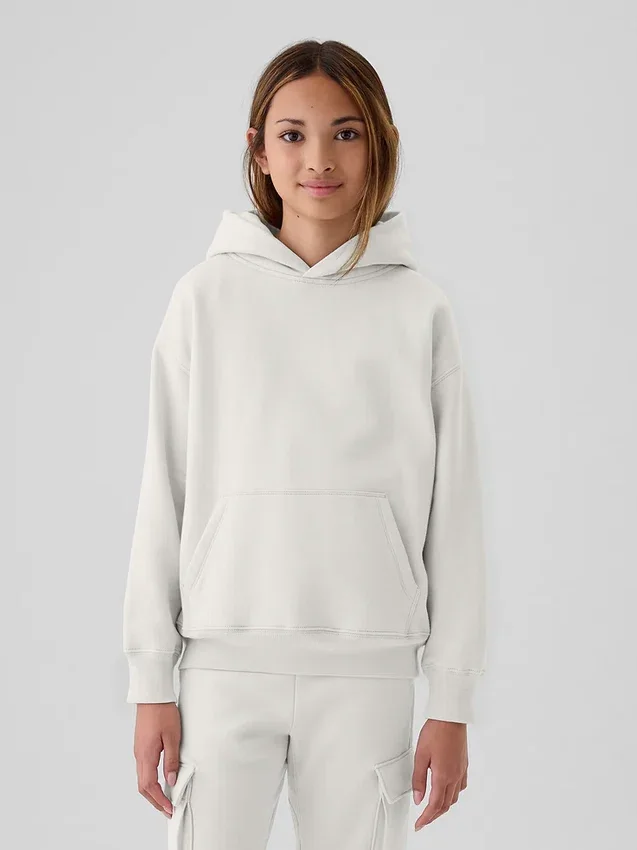 Çocuk Vintagesoft Bol Kesim Kapüşonlu Sweatshirt
