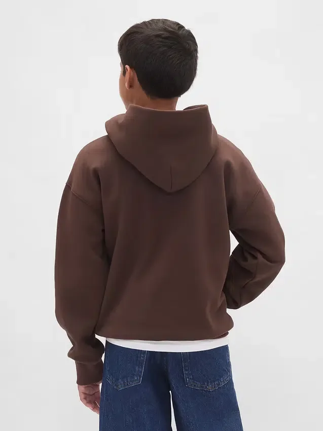 Çocuk Vintagesoft Bol Kesim Kapüşonlu Sweatshirt