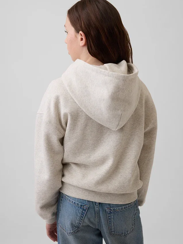 Çocuk Vintagesoft Bol Kesim Kapüşonlu Sweatshirt