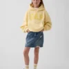 Çocuk Vintagesoft Bol Kesim Kapüşonlu Sweatshirt
