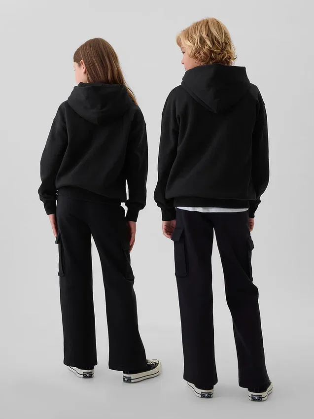 Çocuk Vintagesoft Bol Kesim Kapüşonlu Sweatshirt