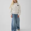 Çocuk Vintagesoft Bol Kesim Kapüşonlu Sweatshirt