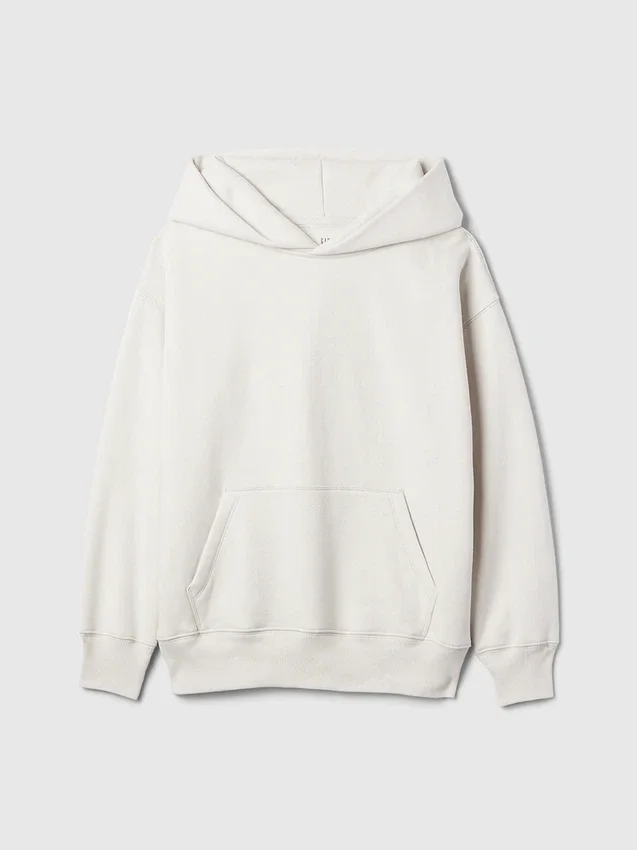 Çocuk Vintagesoft Bol Kesim Kapüşonlu Sweatshirt