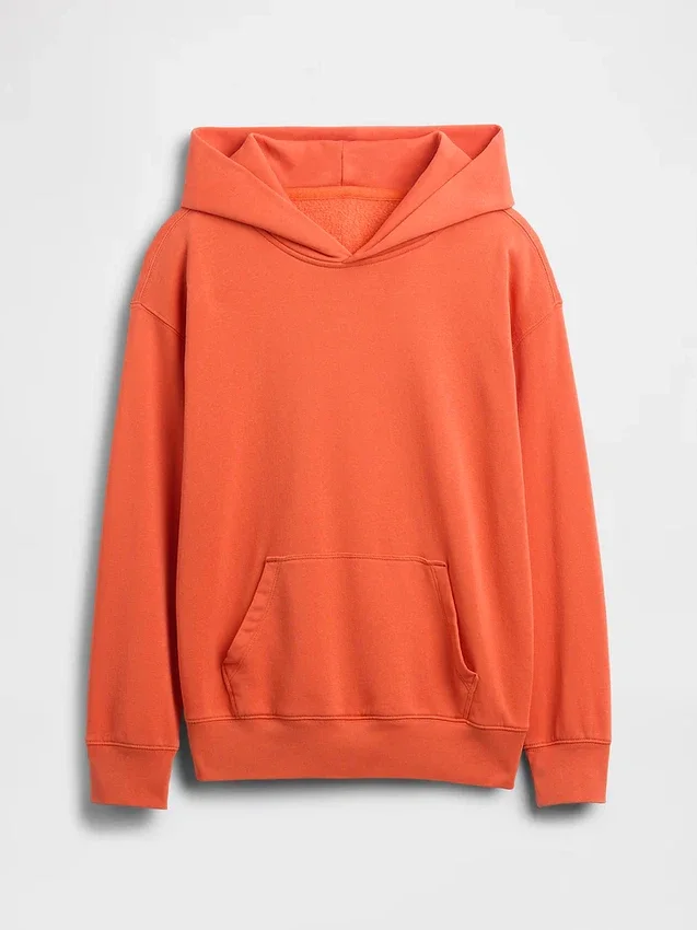 Çocuk Vintagesoft Bol Kesim Kapüşonlu Sweatshirt