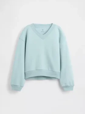 Çocuk Vintagesoft Bol Kesim V Yaka Sweatshirt