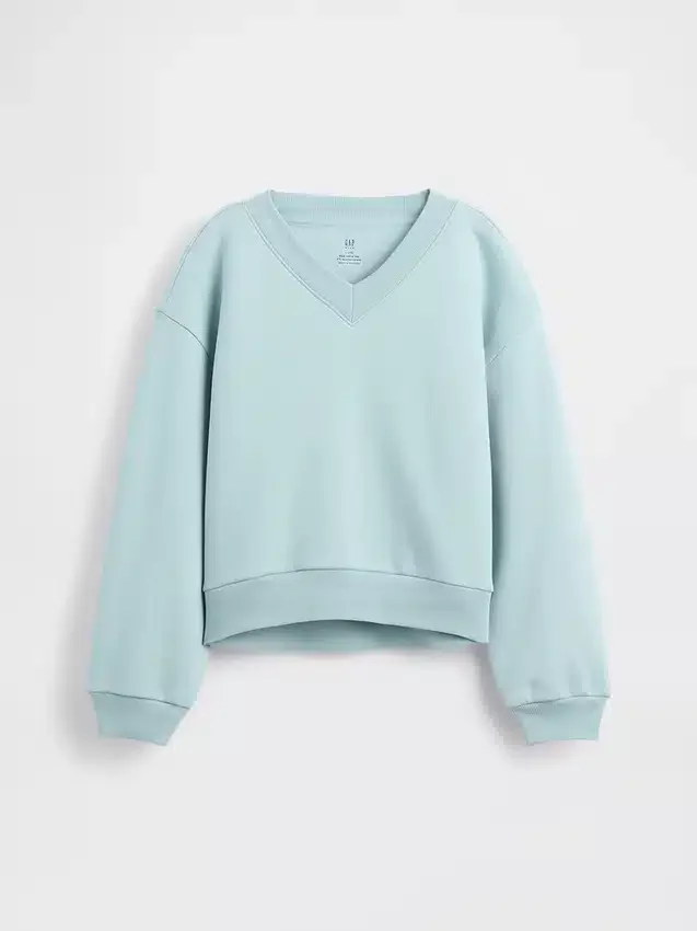 Çocuk Vintagesoft Bol Kesim V Yaka Sweatshirt