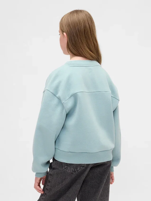 Çocuk Vintagesoft Bol Kesim V Yaka Sweatshirt