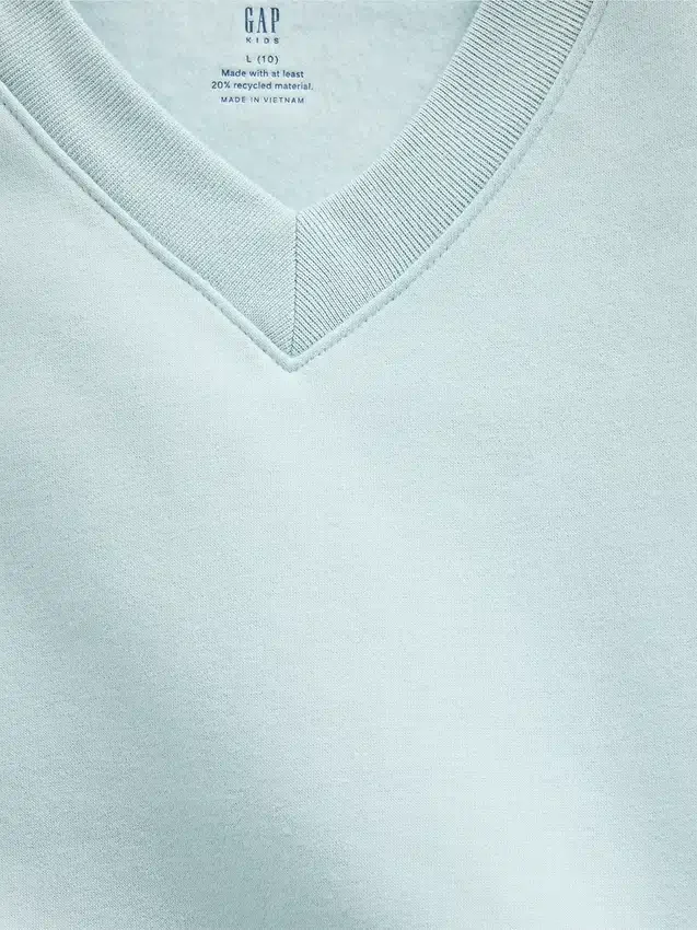 Çocuk Vintagesoft Bol Kesim V Yaka Sweatshirt