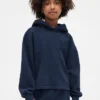 Çocuk Vintagesoft Bol Kesim Yama Kapüşonlu Sweatshirt