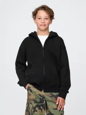 Çocuk Vintagesoft Fermuarlı Kapüşonlu Sweatshirt