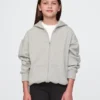 Çocuk Vintagesoft Fermuarlı Kapüşonlu Sweatshirt