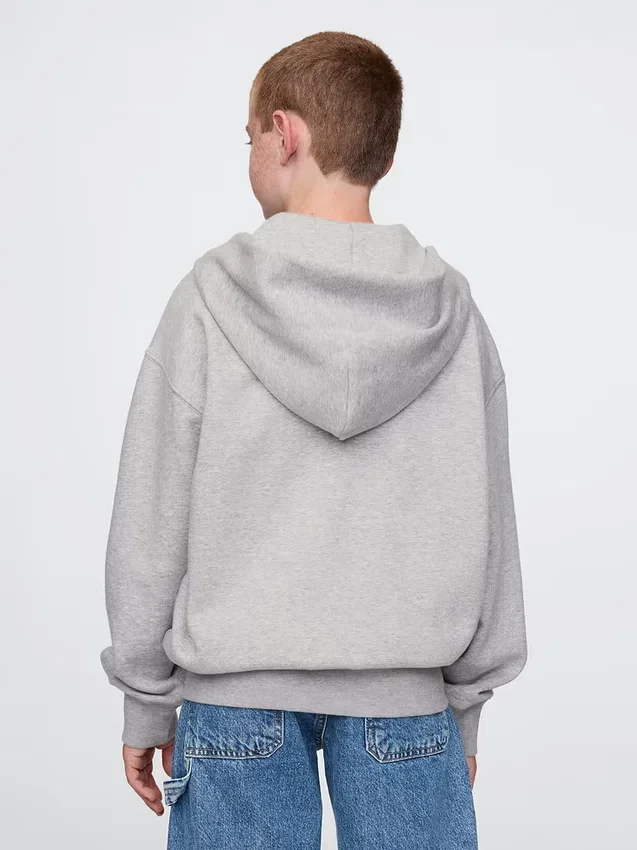 Çocuk Vintagesoft Fermuarlı Kapüşonlu Sweatshirt