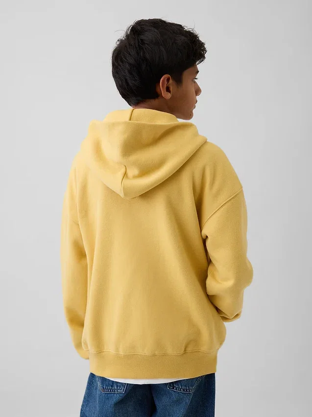 Çocuk Vintagesoft Fermuarlı Kapüşonlu Sweatshirt