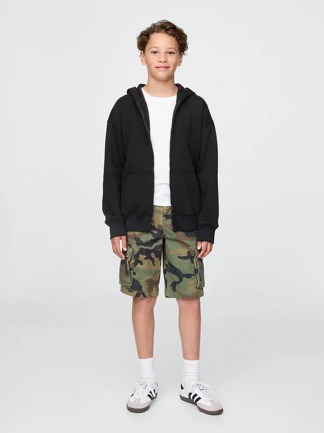 Çocuk Vintagesoft Fermuarlı Kapüşonlu Sweatshirt