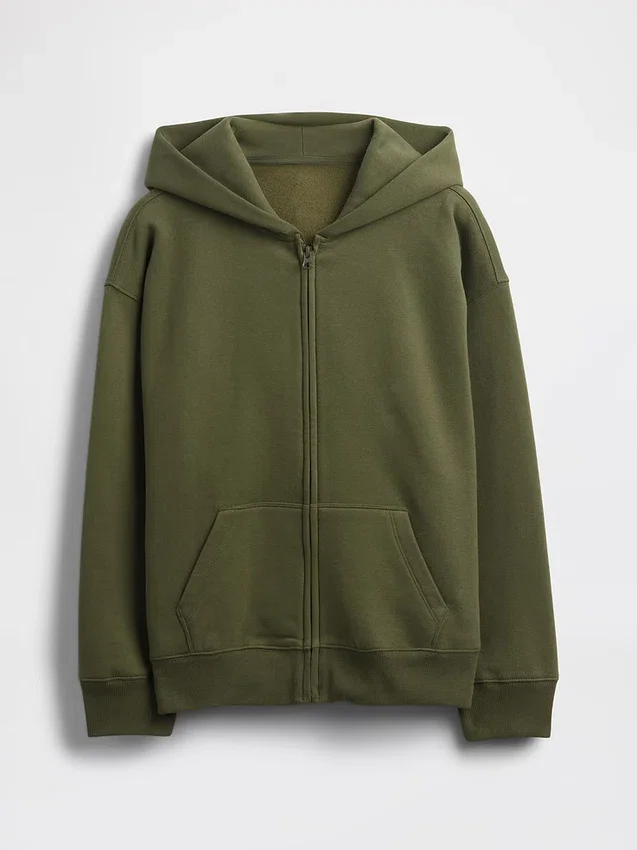 Çocuk Vintagesoft Fermuarlı Kapüşonlu Sweatshirt