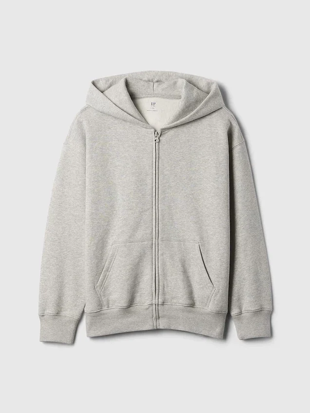 Çocuk Vintagesoft Fermuarlı Kapüşonlu Sweatshirt