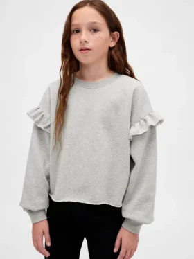 Çocuk Vintagesoft Fırfırlı Sweatshirt
