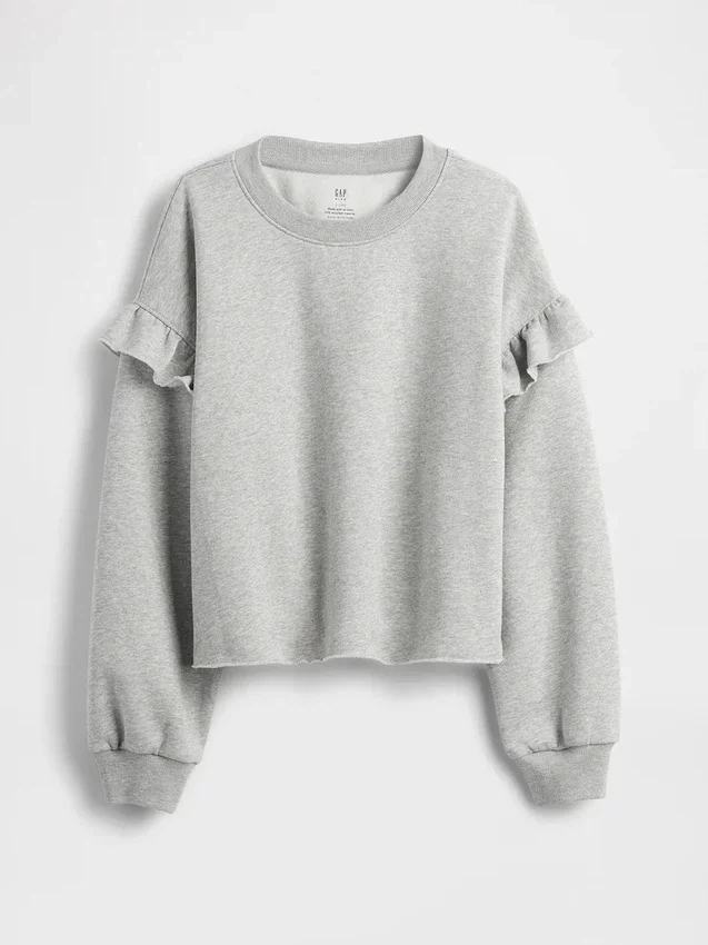 Çocuk Vintagesoft Fırfırlı Sweatshirt