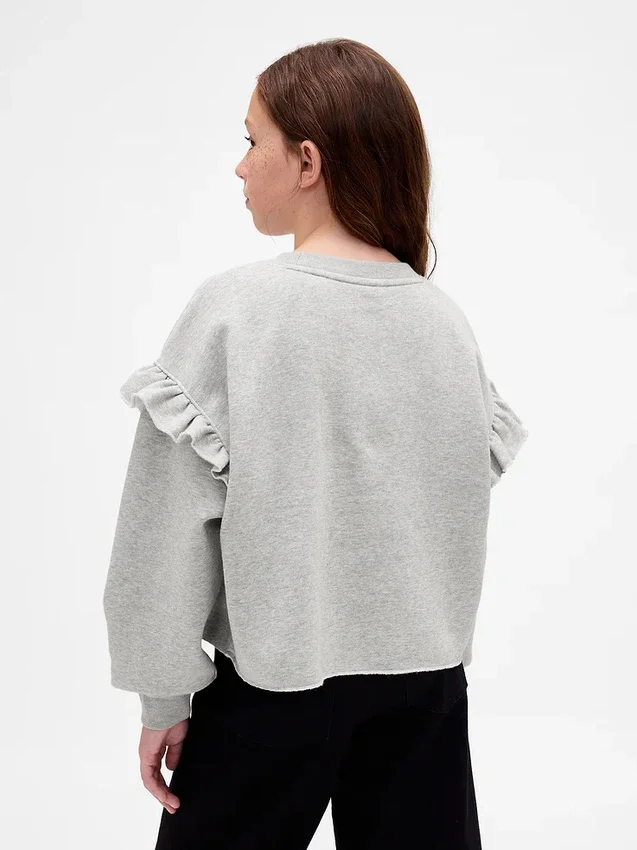 Çocuk Vintagesoft Fırfırlı Sweatshirt