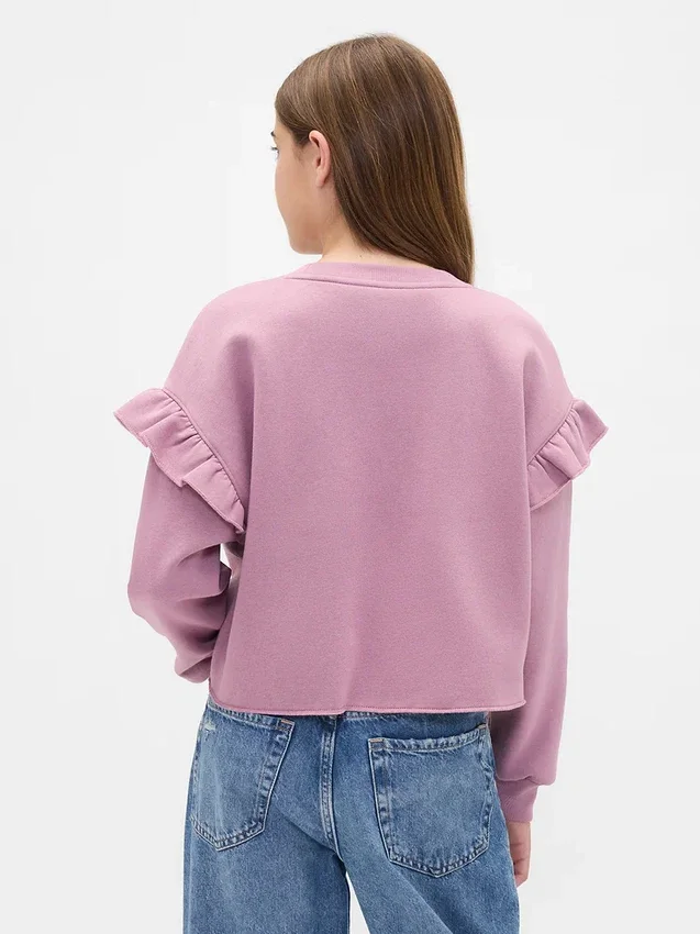 Çocuk Vintagesoft Fırfırlı Sweatshirt