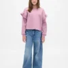 Çocuk Vintagesoft Fırfırlı Sweatshirt