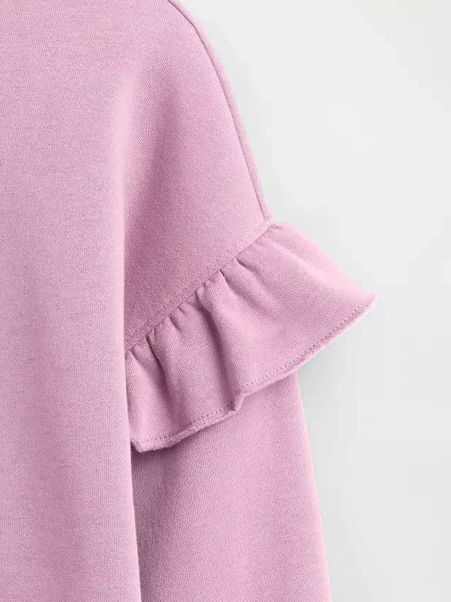 Çocuk Vintagesoft Fırfırlı Sweatshirt