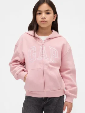 Çocuk Vintagesoft GAP Arch Logo Kapüşonlu Sweatshirt