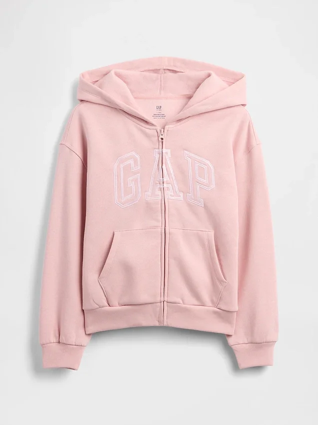 Çocuk Vintagesoft GAP Arch Logo Kapüşonlu Sweatshirt