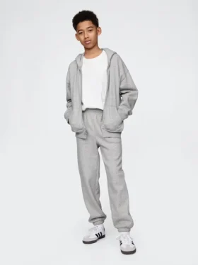 Çocuk Vintagesoft Gevşek Kesim Logolu Jogger Pantolon