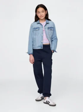 Çocuk Vintagesoft Gevşek Kesim Logolu Jogger Pantolon