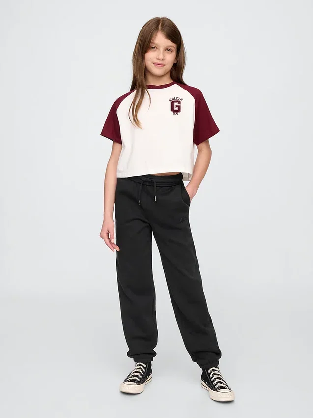 Çocuk Vintagesoft Gevşek Kesim Logolu Jogger Pantolon