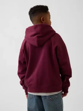 Çocuk Vintagesoft Gevşek Kesim Logolu Kapüşonlu Sweatshirt