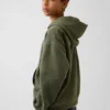 Çocuk Vintagesoft Gevşek Kesim Logolu Kapüşonlu Sweatshirt