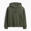Çocuk Vintagesoft Gevşek Kesim Logolu Kapüşonlu Sweatshirt