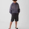 Çocuk Vintagesoft Gevşek Kesim Logolu Kapüşonlu Sweatshirt