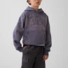 Çocuk Vintagesoft Gevşek Kesim Logolu Kapüşonlu Sweatshirt