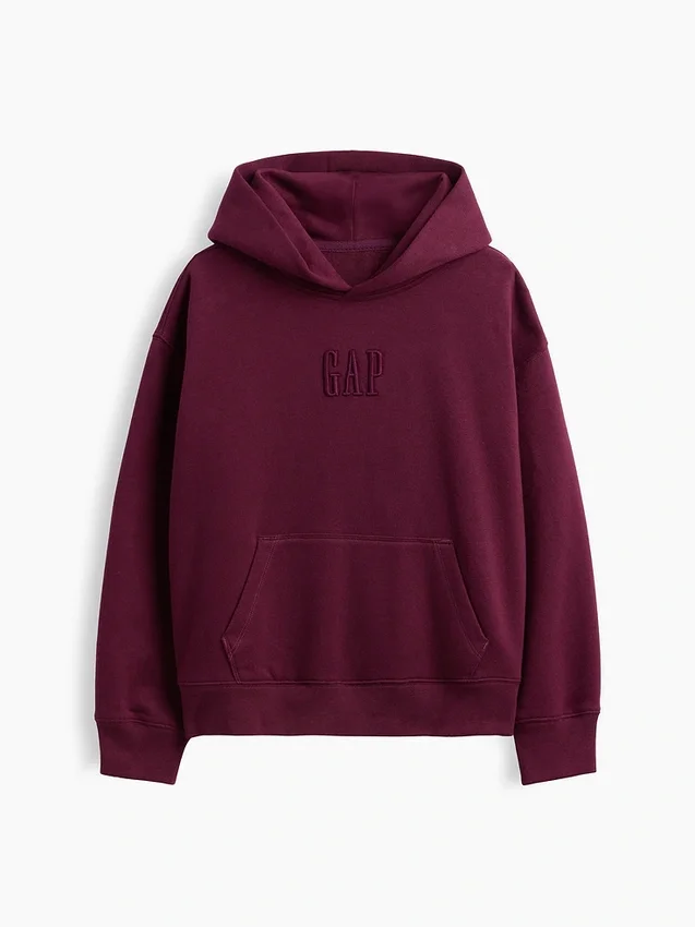 Çocuk Vintagesoft Gevşek Kesim Logolu Kapüşonlu Sweatshirt