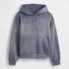 Çocuk Vintagesoft Gevşek Kesim Logolu Kapüşonlu Sweatshirt