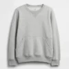 Çocuk Vintagesoft Gevşek Kesim Yuvarlak Yaka Cepli Sweatshirt