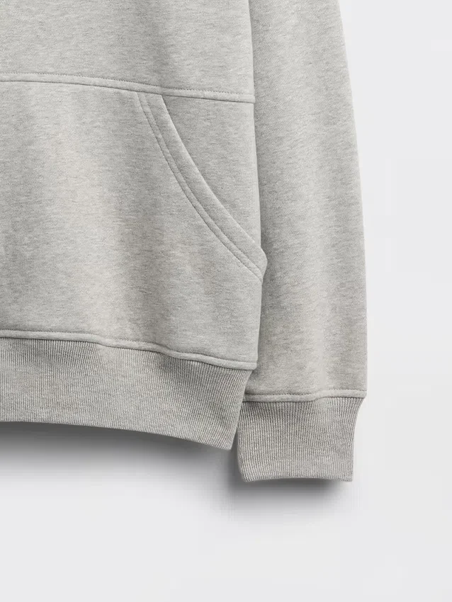 Çocuk Vintagesoft Gevşek Kesim Yuvarlak Yaka Cepli Sweatshirt