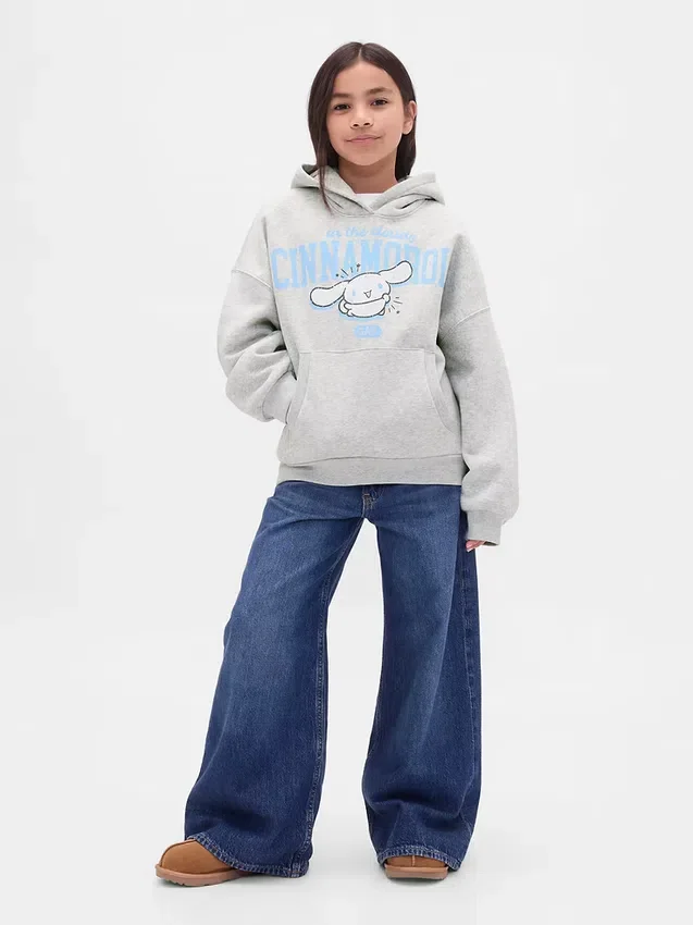 Çocuk Vintagesoft Grafik Kapüşonlu Sweatshirt