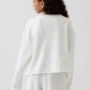 Çocuk Vintagesoft Havlu Kumaş Geniş Yakalı Logolu Sweatshirt