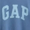 Çocuk Vintagesoft Havlu Kumaş Geniş Yakalı Logolu Sweatshirt