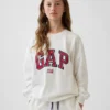Çocuk Vintagesoft Havlu Kumaş Oversized Grafikli Sweatshirt