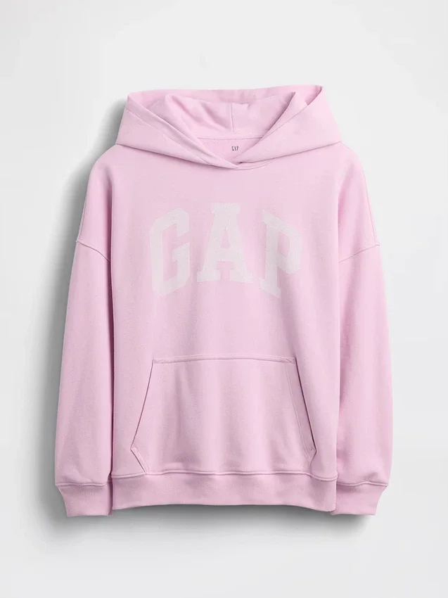 Çocuk Vintagesoft Havlu Kumaş Oversized Kapüşonlu Sweatshirt