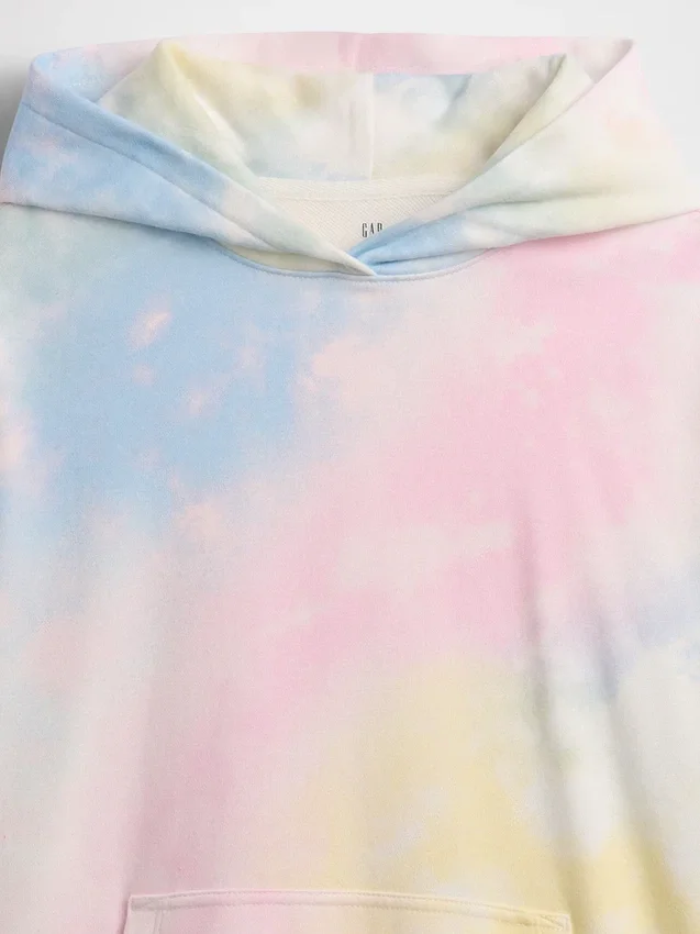 Çocuk Vintagesoft Havlu Kumaş Oversized Kapüşonlu Sweatshirt