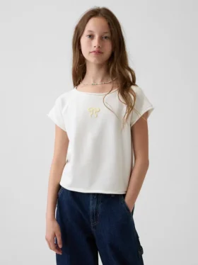 Çocuk Vintagesoft Havlu Kumaş Raglan Desenli Sweatshirt